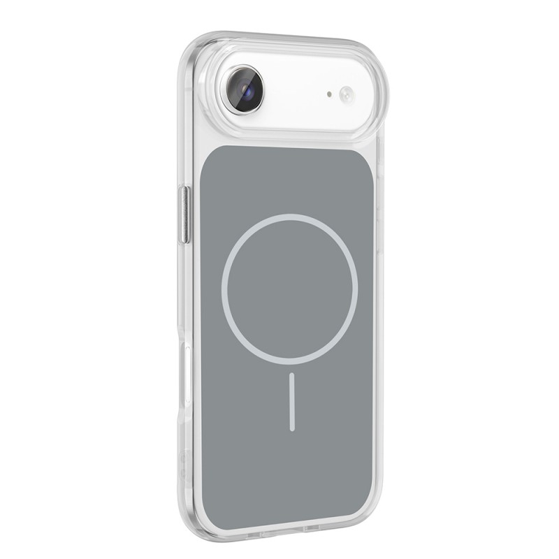 Bal-z Apple iPhone 17 Air Kılıf Metal Buton Tasarımlı  İkonik Sert Silikon Kapak