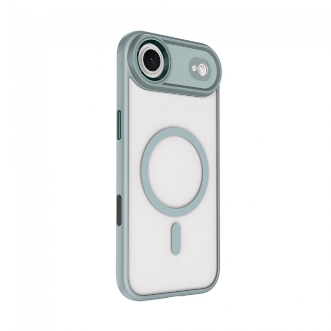 Apple iPhone 17 Air Kılıf Wireless Şarj Özellikli Zore Krom M-safe Silikon Kapak Apple iPhone 17 Air Kılıf Wireless Şarj Özellikli Zore Krom M-safe Silikon Kapak