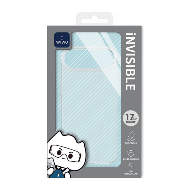 Apple iPhone 17 Air Kılıf Wiwu YXK-206 Invisible Sert PC Kapak Apple iPhone 17 Air Kılıf Wiwu YXK-206 Invisible Sert PC Kapak