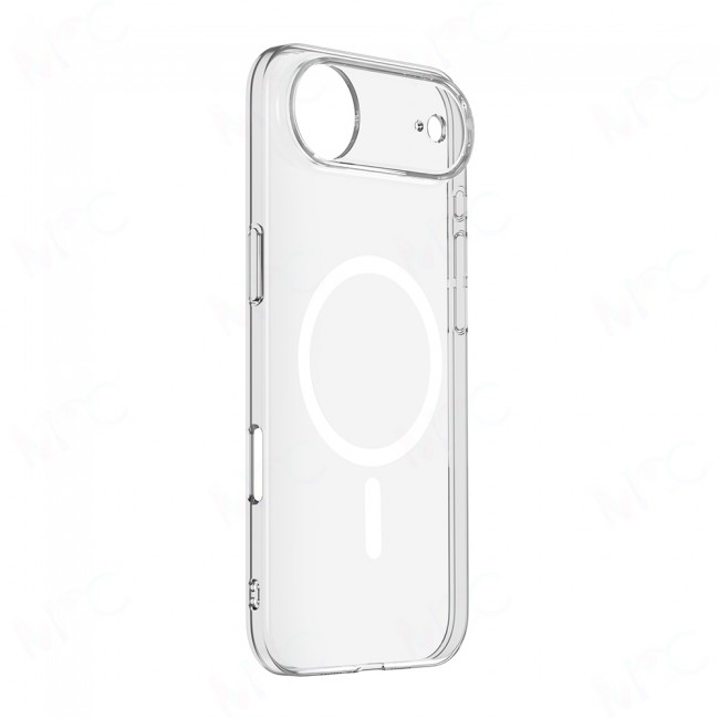 Apple iPhone 17 Air Kılıf Zore M-safe Şarj Özellikli Şeffaf Kamera Çerçeveli Porto Kapak Apple iPhone 17 Air Kılıf Zore M-safe Şarj Özellikli Şeffaf Kamera Çerçeveli Porto Kapak