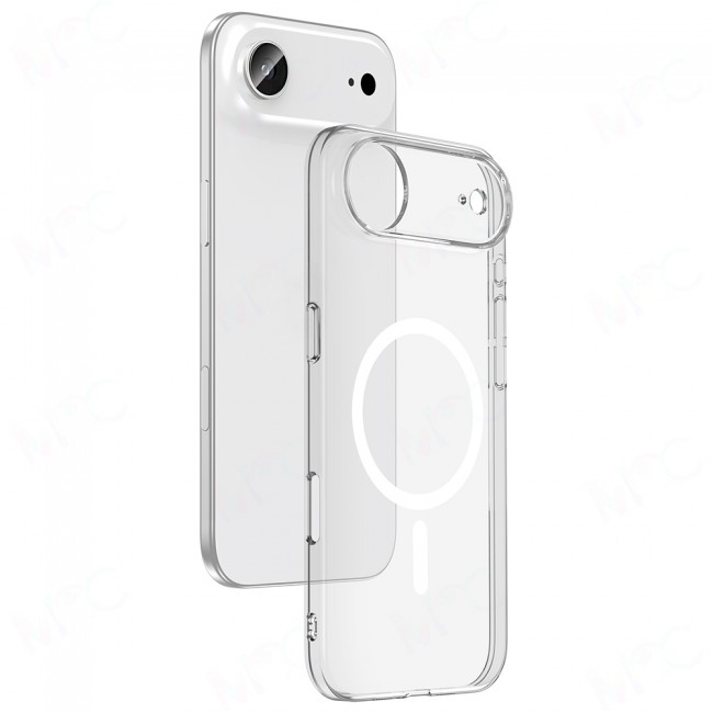 Apple iPhone 17 Air Kılıf Zore M-safe Şarj Özellikli Şeffaf Kamera Çerçeveli Porto Kapak Apple iPhone 17 Air Kılıf Zore M-safe Şarj Özellikli Şeffaf Kamera Çerçeveli Porto Kapak