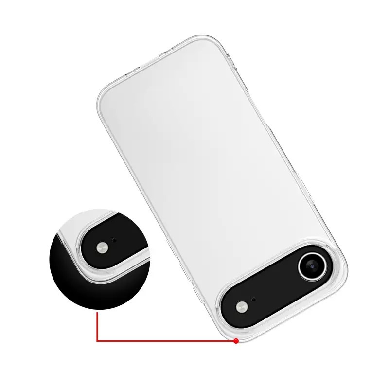 Bal-z Apple iPhone 17 Air Kılıf Zore Süper Silikon Kapak