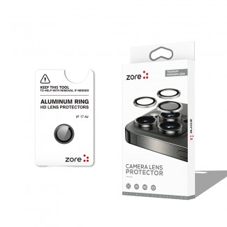 Apple iPhone 17 Air Zore CL-12 Premium Safir Parmak İzi Bırakmayan Anti-Reflective Kamera Lens Koruyucu Apple iPhone 17 Air Zore CL-12 Premium Safir Parmak İzi Bırakmayan Anti-Reflective Kamera Lens Koruyucu