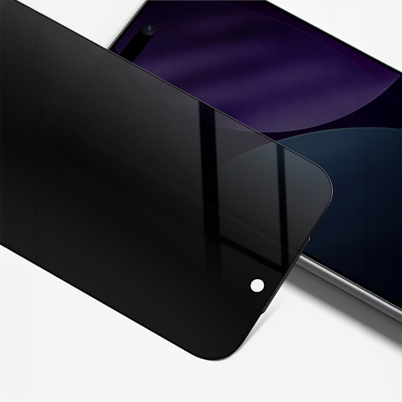 Bal-z Apple iPhone 17 Amazingthing Titan Privacy Parmak İzi Bırakmayan Temperli Cam Ekran Koruyucu