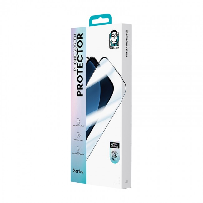 Apple iPhone 17 Benks Ultra Shield 0.3mm Ekran Koruyucu + Kolay Uygulama Aparatlı Apple iPhone 17 Benks Ultra Shield 0.3mm Ekran Koruyucu + Kolay Uygulama Aparatlı