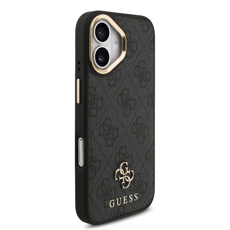 Bal-z Apple iPhone 17 Guess Orjinal Lisanslı 4G ve Yazı Logolu Kılıf + Ekran Koruyucu + Lens Koruyucu 3in1 Aksesuar Seti