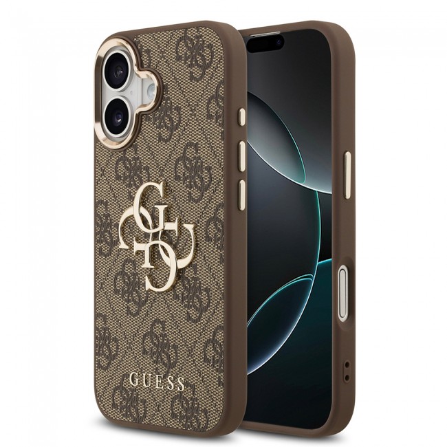 Apple iPhone 17 Kılıf Guess Orjinal Lisanslı Gold Metal Kamera Çerçeveli 4G Desenli Metal Büyük 4G ve Yazı Logolu Kapak Apple iPhone 17 Kılıf Guess Orjinal Lisanslı Gold Metal Kamera Çerçeveli 4G Desenli Metal Büyük 4G ve Yazı Logolu Kapak
