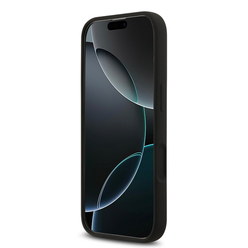 Bal-z Apple iPhone 17 Kılıf Guess Orjinal Lisanslı Grained Yazı Logolu Kapak