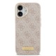 Apple iPhone 17 Kılıf Guess Orjinal Lisanslı M-safe Şarj Özellikli 4G Desenli PU Metal Plaka Klasik Logolu Kapak Apple iPhone 17 Kılıf Guess Orjinal Lisanslı M-safe Şarj Özellikli 4G Desenli PU Metal Plaka Klasik Logolu Kapak