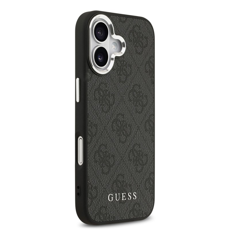 Bal-z Apple iPhone 17 Kılıf Guess Orjinal Lisanslı M-safe Şarj Özellikli 4G Klasik Yazı Logolu Kapak