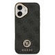 Apple iPhone 17 Kılıf Guess Orjinal Lisanslı M-safe Şarj Özellikli Gold Metal Kamera Çerçeveli Taşlı 4G Logolu Kapak Apple iPhone 17 Kılıf Guess Orjinal Lisanslı M-safe Şarj Özellikli Gold Metal Kamera Çerçeveli Taşlı 4G Logolu Kapak