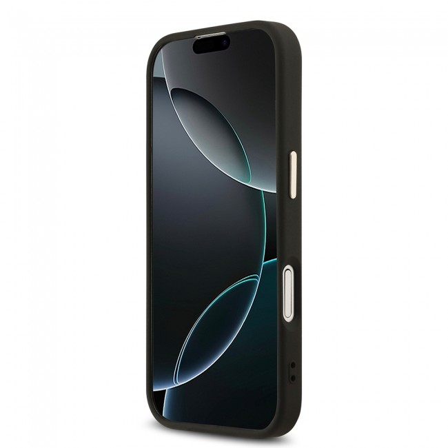 Apple iPhone 17 Kılıf Guess Orjinal Lisanslı M-safe Şarj Özellikli Gold Metal Kamera Çerçeveli Taşlı Üçgen Logo 4G Desenli Kapak Apple iPhone 17 Kılıf Guess Orjinal Lisanslı M-safe Şarj Özellikli Gold Metal Kamera Çerçeveli Taşlı Üçgen Logo 4G Desenli Kapak