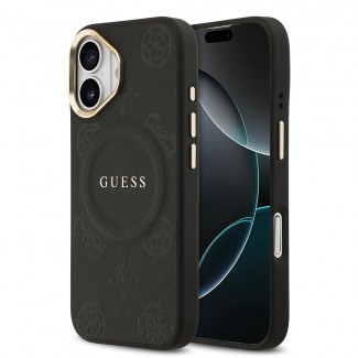 Apple iPhone 17 Kılıf Guess Orjinal Lisanslı M-safe Şarj Özellikli Sıcak Baskılı Yazı Logolu PU Deri Peony Kapak Apple iPhone 17 Kılıf Guess Orjinal Lisanslı M-safe Şarj Özellikli Sıcak Baskılı Yazı Logolu PU Deri Peony Kapak