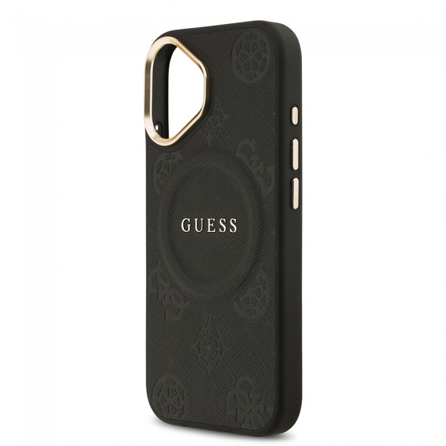 Apple iPhone 17 Kılıf Guess Orjinal Lisanslı M-safe Şarj Özellikli Sıcak Baskılı Yazı Logolu PU Deri Peony Kapak Apple iPhone 17 Kılıf Guess Orjinal Lisanslı M-safe Şarj Özellikli Sıcak Baskılı Yazı Logolu PU Deri Peony Kapak