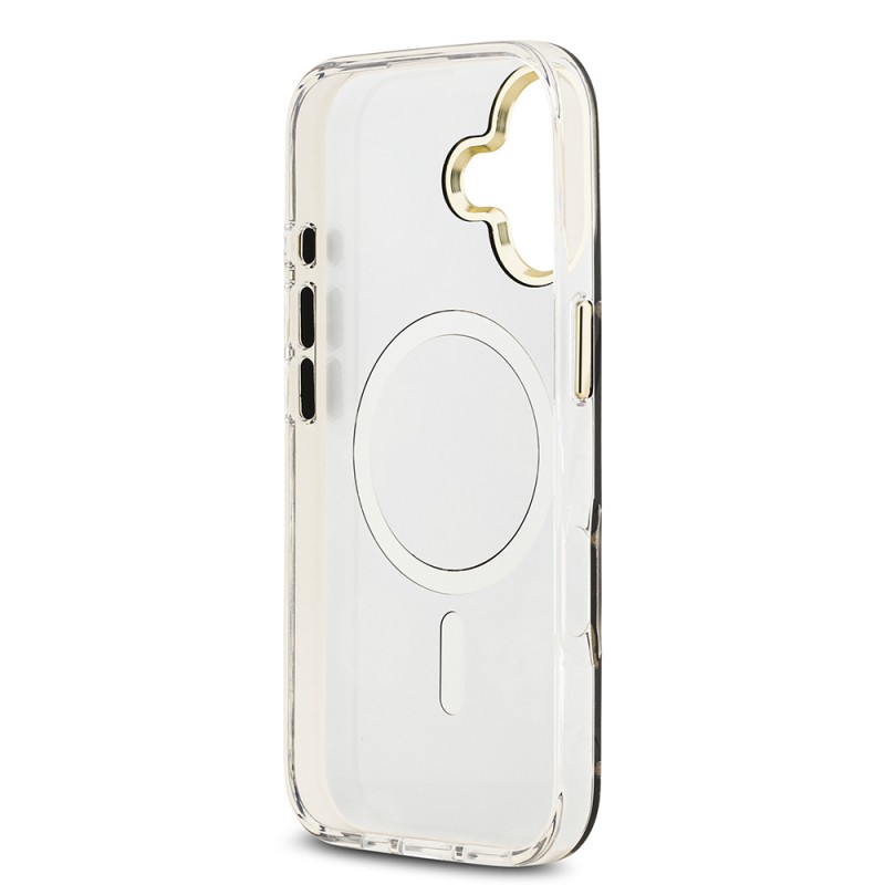 Bal-z Apple iPhone 17 Kılıf Guess Orjinal Lisanslı Metal Kamera Çerçeveli Simli Aynalı Kapak