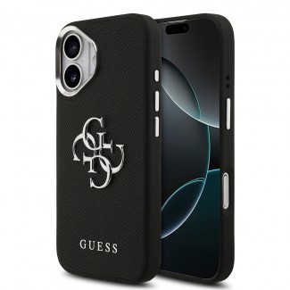 Apple iPhone 17 Kılıf Guess Orjinal Lisanslı PU Deri 4G Büyük Metal Logo Dizaynlı Kapak Apple iPhone 17 Kılıf Guess Orjinal Lisanslı PU Deri 4G Büyük Metal Logo Dizaynlı Kapak
