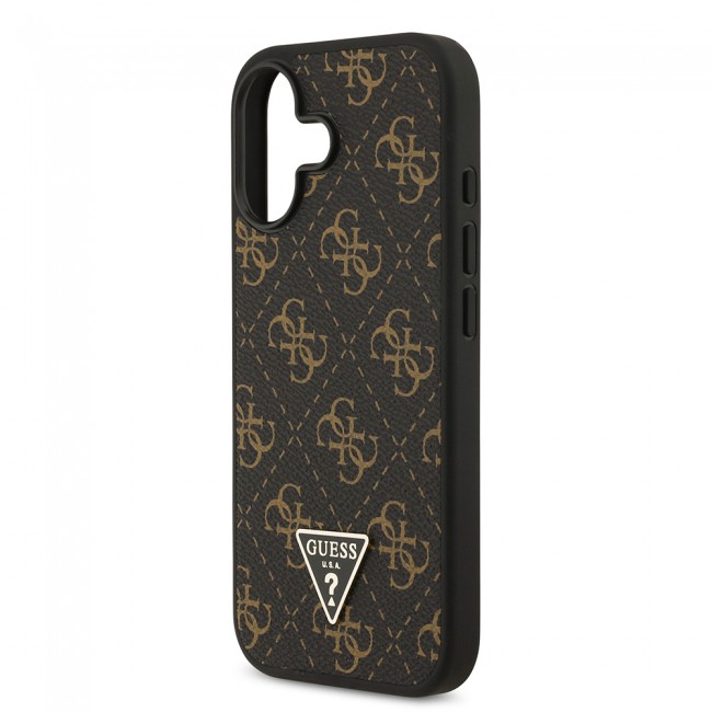 Apple iPhone 17 Kılıf Guess Orjinal Lisanslı PU Deri 4G Desenli Üçgen Logolu Kapak Apple iPhone 17 Kılıf Guess Orjinal Lisanslı PU Deri 4G Desenli Üçgen Logolu Kapak