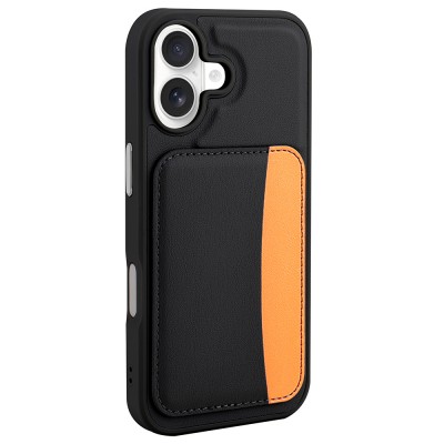 Bal-z Apple iPhone 17 Kılıf Kartlıklı  X-Kart Silikon Kapak