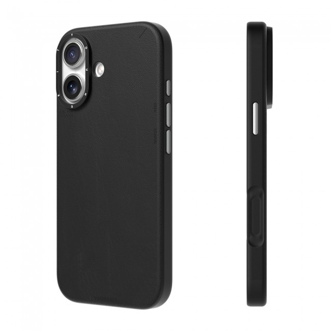 Apple iPhone 17 Kılıf M-safe Şarj Özellikli Basit Mat Deri Desenli Youngkit Tech Fashion Serisi Kapak Apple iPhone 17 Kılıf M-safe Şarj Özellikli Basit Mat Deri Desenli Youngkit Tech Fashion Serisi Kapak