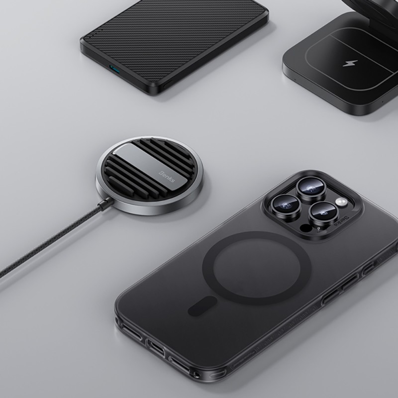 Bal-z Apple iPhone 17 Kılıf M-safe Şarj Özellikli Benks Lucid Armor Kapak