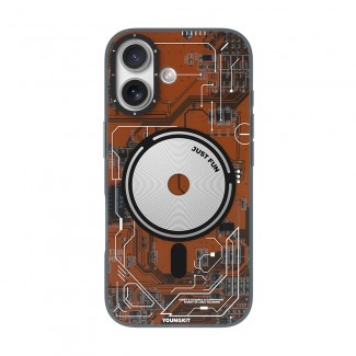Apple iPhone 17 Kılıf M-safe Şarj Özellikli Kamera Denetim Butonlu Youngkit Technology Serisi Kapak Apple iPhone 17 Kılıf M-safe Şarj Özellikli Kamera Denetim Butonlu Youngkit Technology Serisi Kapak