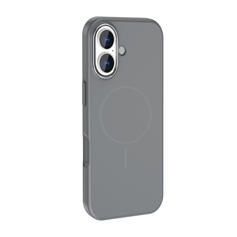 Bal-z Apple iPhone 17 Kılıf M-Safe Şarj Özellikli Metal Kamera Çerçeveli  Edi Silikon Kapak