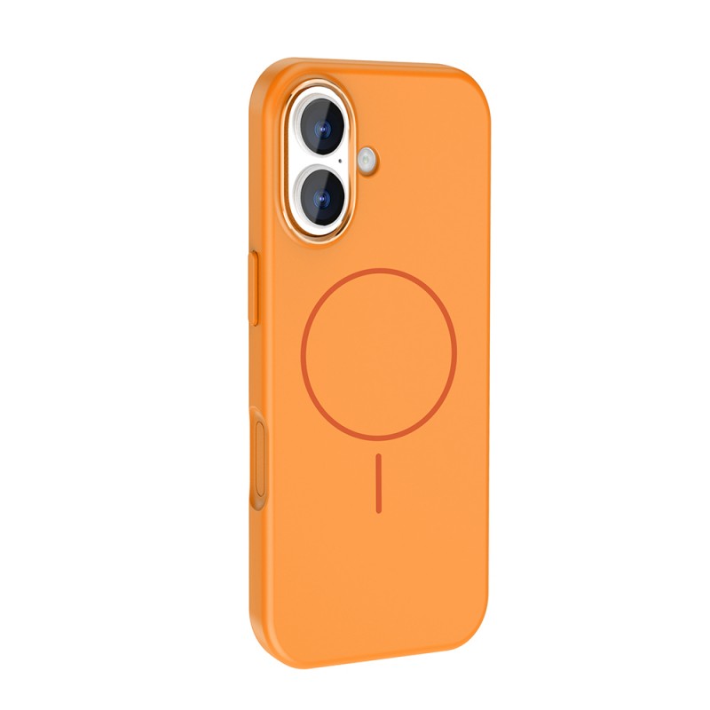 Bal-z Apple iPhone 17 Kılıf M-Safe Şarj Özellikli Metal Kamera Çerçeveli  Edi Silikon Kapak