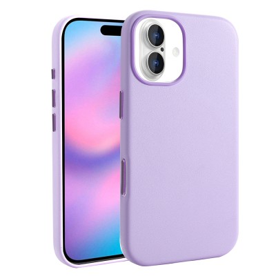 Bal-z Apple iPhone 17 Kılıf M-safe Şarj Özellikli PU Deri Görünümlü  Kupra Kapak