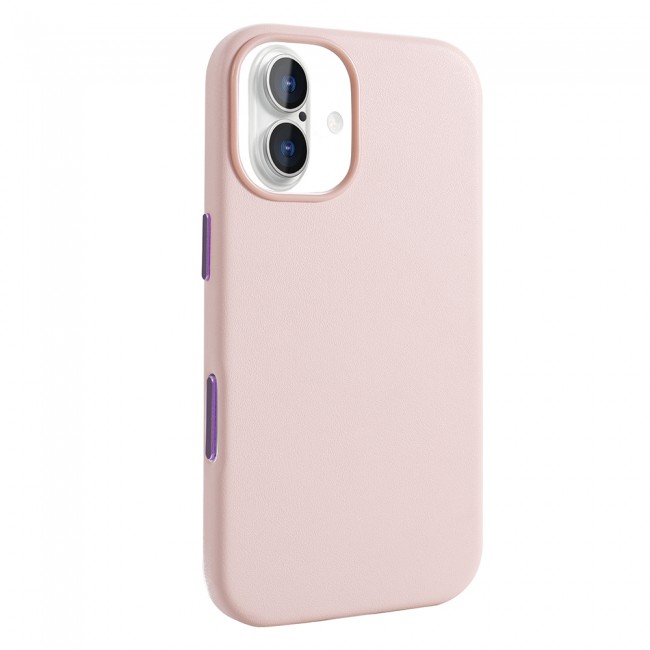 Apple iPhone 17 Kılıf M-safe Şarj Özellikli PU Deri Görünümlü Zore Kupra Kapak Apple iPhone 17 Kılıf M-safe Şarj Özellikli PU Deri Görünümlü Zore Kupra Kapak