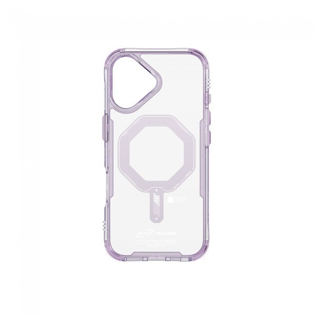 Apple iPhone 17 Kılıf M-safe Şarj Özellikli Şeffaf Airbag Tasarımlı Skinarma Saido Mag-Charge Kapak
