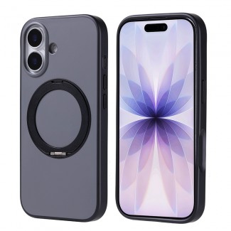 Apple iPhone 17 Kılıf M-Safe Şarj Özellikli Standlı Zore Proton Silikon Kapak Apple iPhone 17 Kılıf M-Safe Şarj Özellikli Standlı Zore Proton Silikon Kapak