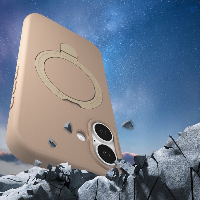 Apple iPhone 17 Kılıf M-safe Şarj Özellikli Standlı Zore Samara Kapak Apple iPhone 17 Kılıf M-safe Şarj Özellikli Standlı Zore Samara Kapak