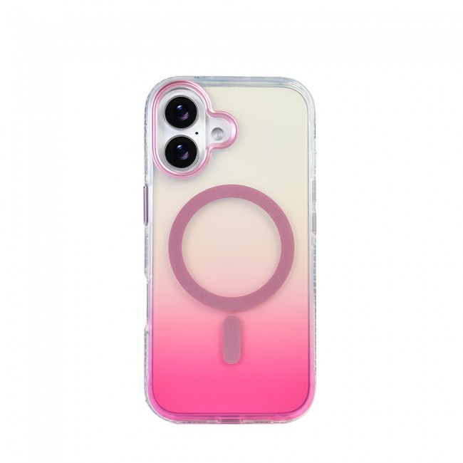 Apple iPhone 17 Kılıf M-safe Şarj Özellikli Transparan Renk Geçişli Zore Toros Kapak Apple iPhone 17 Kılıf M-safe Şarj Özellikli Transparan Renk Geçişli Zore Toros Kapak