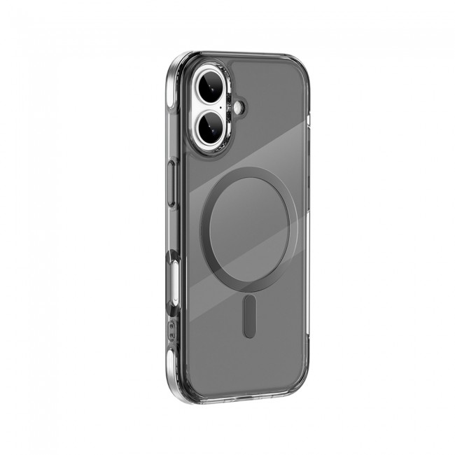 Apple iPhone 17 Kılıf M-safe Şarj Özellikli Wiwu MCC-702 Titanyum Pro Serisi Sert PC Kapak Apple iPhone 17 Kılıf M-safe Şarj Özellikli Wiwu MCC-702 Titanyum Pro Serisi Sert PC Kapak