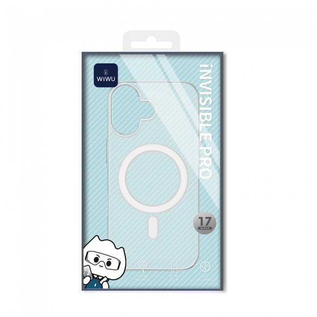 Apple iPhone 17 Kılıf M-safe Şarj Özellikli Wiwu YXK-207 Invisible Pro Sert PC Kapak Apple iPhone 17 Kılıf M-safe Şarj Özellikli Wiwu YXK-207 Invisible Pro Sert PC Kapak