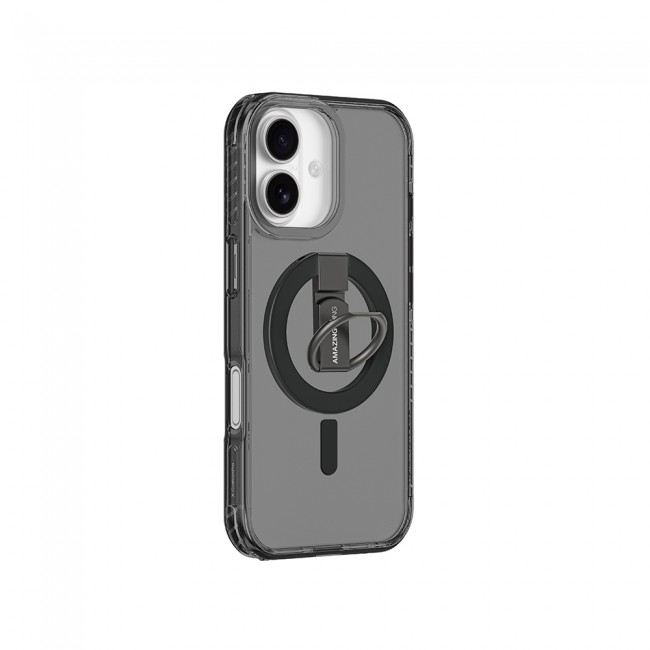 Apple iPhone 17 Kılıf M-safe Şarj Özellikli Yüzük Standlı Amazingthing Titan Pro Serisi Kapak Apple iPhone 17 Kılıf M-safe Şarj Özellikli Yüzük Standlı Amazingthing Titan Pro Serisi Kapak