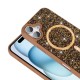 Bal-z Apple iPhone 17 Kılıf Pırlanta Tasarımlı M-safe Şarj Özellikli  Mozaik Silikon Kapak