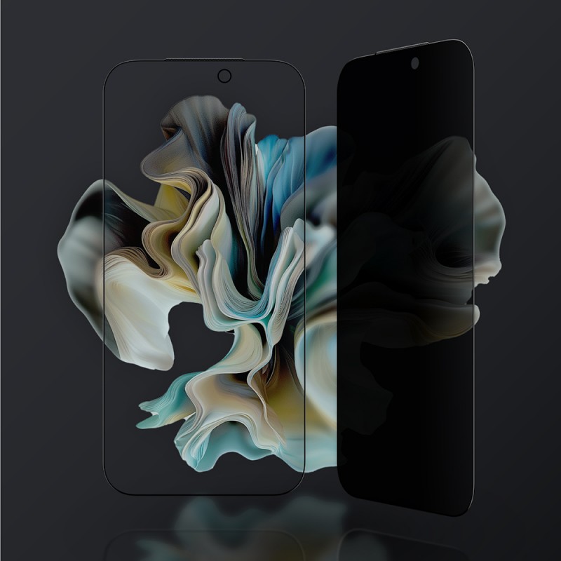 Bal-z Apple iPhone 17 Pro Amazingthing Titan Privacy Parmak İzi Bırakmayan Temperli Cam Ekran Koruyucu