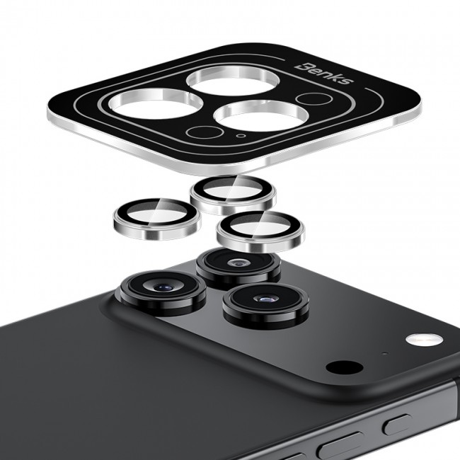 Apple iPhone 17 Pro Benks AR Glass Warrior Premium Cam Kamera Lens Koruyucu Apple iPhone 17 Pro Benks AR Glass Warrior Premium Cam Kamera Lens Koruyucu