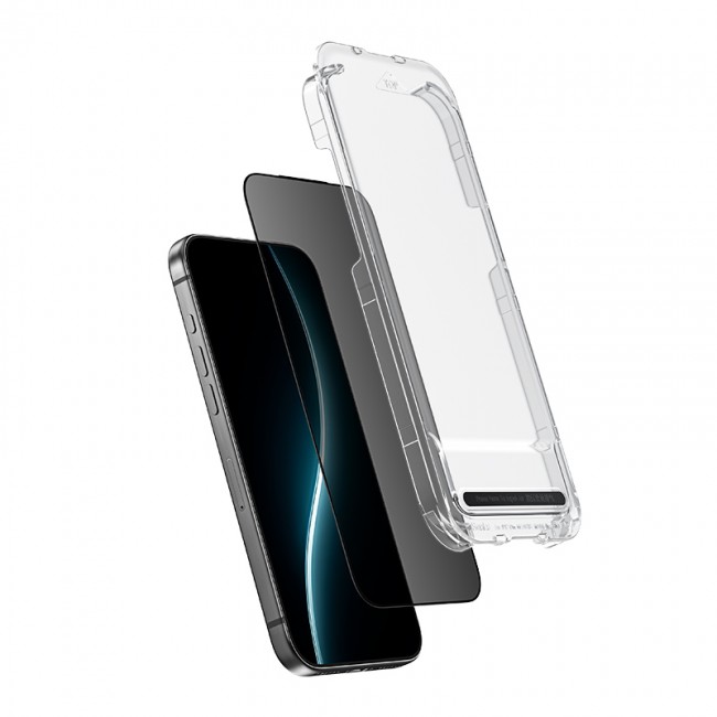 Apple iPhone 17 Pro Benks Ultra Shield 0.3mm Privacy Ekran Koruyucu + Kolay Uygulama Aparatlı Apple iPhone 17 Pro Benks Ultra Shield 0.3mm Privacy Ekran Koruyucu + Kolay Uygulama Aparatlı