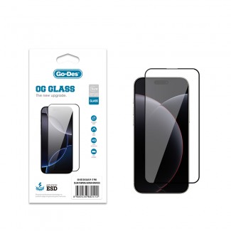 Apple iPhone 17 Pro Go Des OG Glass Antistatik Temperli Cam Ekran Koruyucu Apple iPhone 17 Pro Go Des OG Glass Antistatik Temperli Cam Ekran Koruyucu