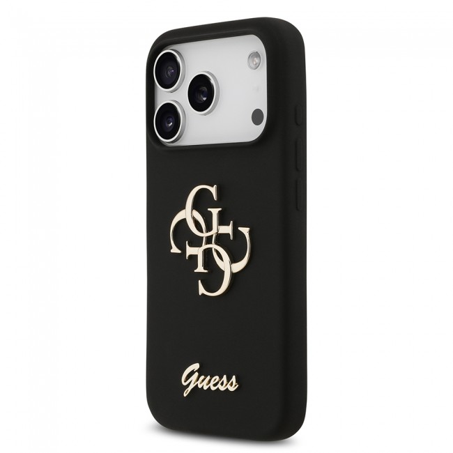 Apple iPhone 17 Pro Kılıf Guess Orjinal Lisanslı Grained Yazı Logolu Kapak Apple iPhone 17 Pro Kılıf Guess Orjinal Lisanslı Grained Yazı Logolu Kapak
