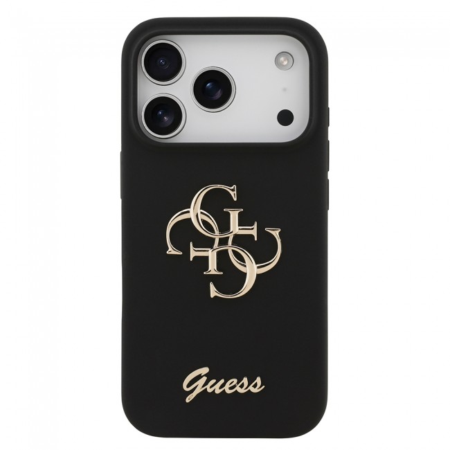 Apple iPhone 17 Pro Kılıf Guess Orjinal Lisanslı Grained Yazı Logolu Kapak Apple iPhone 17 Pro Kılıf Guess Orjinal Lisanslı Grained Yazı Logolu Kapak