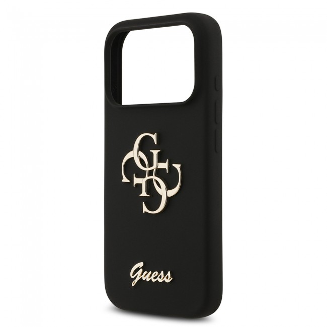 Apple iPhone 17 Pro Kılıf Guess Orjinal Lisanslı Grained Yazı Logolu Kapak Apple iPhone 17 Pro Kılıf Guess Orjinal Lisanslı Grained Yazı Logolu Kapak