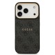 Apple iPhone 17 Pro Kılıf Guess Orjinal Lisanslı M-safe Şarj Özellikli Gold Metal Kamera Çerçeveli PU Deri 4G Desenli Yazı Logolu Kapak Apple iPhone 17 Pro Kılıf Guess Orjinal Lisanslı M-safe Şarj Özellikli Gold Metal Kamera Çerçeveli PU Deri 4G Desenli Yazı Logolu Kapak