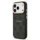 Apple iPhone 17 Pro Kılıf Guess Orjinal Lisanslı M-safe Şarj Özellikli Gold Metal Kamera Çerçeveli PU Deri 4G Desenli Yazı Logolu Kapak Apple iPhone 17 Pro Kılıf Guess Orjinal Lisanslı M-safe Şarj Özellikli Gold Metal Kamera Çerçeveli PU Deri 4G Desenli Yazı Logolu Kapak