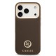 Apple iPhone 17 Pro Kılıf Guess Orjinal Lisanslı M-safe Şarj Özellikli Grained Yazı ve Taşlı 4G Logolu Kapak Apple iPhone 17 Pro Kılıf Guess Orjinal Lisanslı M-safe Şarj Özellikli Grained Yazı ve Taşlı 4G Logolu Kapak