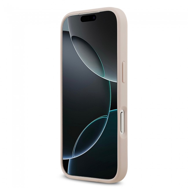 Apple iPhone 17 Pro Kılıf Guess Orjinal Lisanslı M-safe Şarj Özellikli Yazı Logolu Circle Classic Kapak Apple iPhone 17 Pro Kılıf Guess Orjinal Lisanslı M-safe Şarj Özellikli Yazı Logolu Circle Classic Kapak