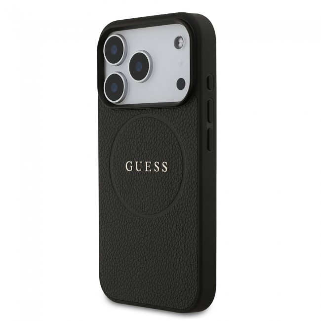 Apple iPhone 17 Pro Kılıf Guess Orjinal Lisanslı M-safe Şarj Özellikli Yazı Logolu PU Deri Kapak Apple iPhone 17 Pro Kılıf Guess Orjinal Lisanslı M-safe Şarj Özellikli Yazı Logolu PU Deri Kapak