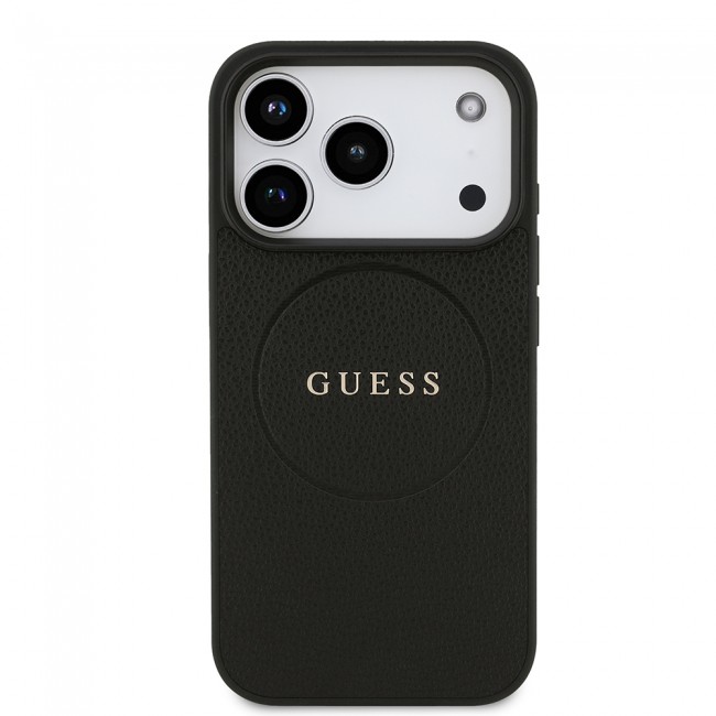 Apple iPhone 17 Pro Kılıf Guess Orjinal Lisanslı M-safe Şarj Özellikli Yazı Logolu PU Deri Kapak Apple iPhone 17 Pro Kılıf Guess Orjinal Lisanslı M-safe Şarj Özellikli Yazı Logolu PU Deri Kapak